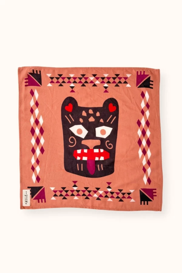 Small Foulard Manika - Rajah Rust – Image 4