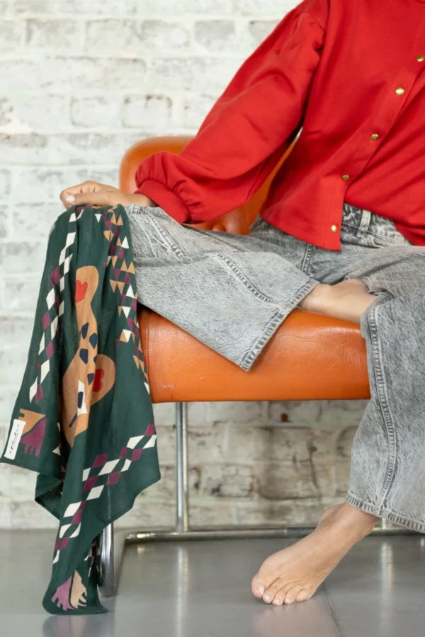 Small Foulard Manika - Rajah Forest – Image 2
