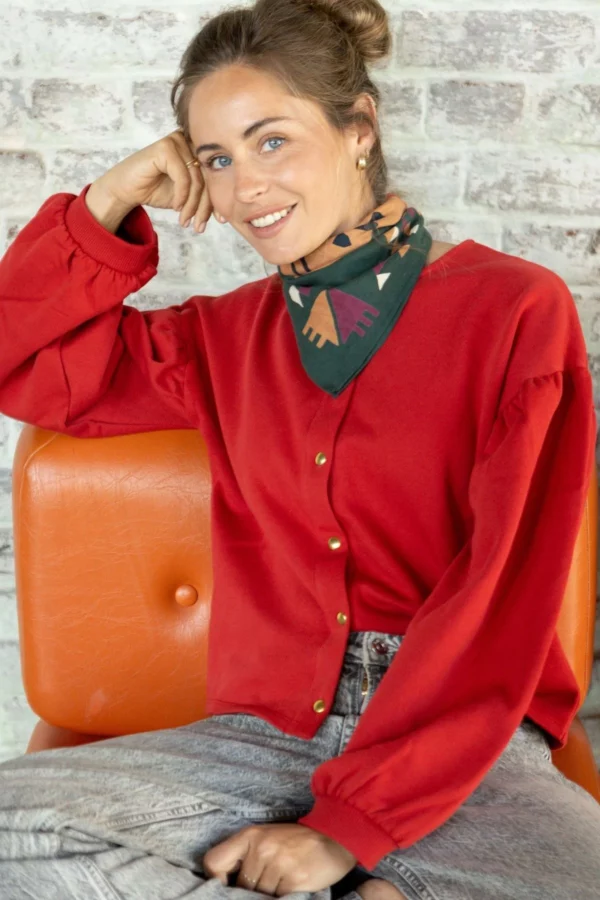 Small Foulard Manika - Rajah Forest – Image 4