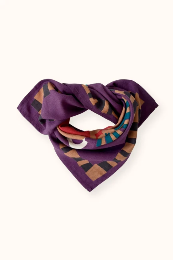 Small Foulard Manika - Corazon Mauve