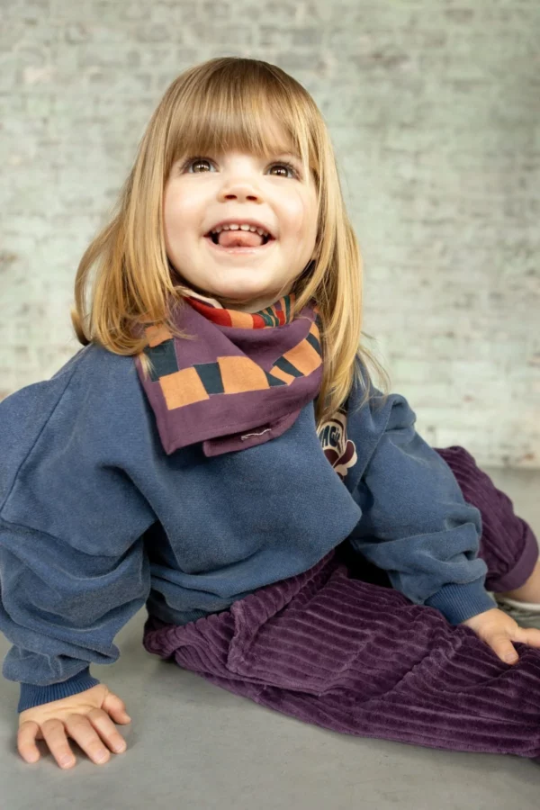 Small Foulard Manika - Corazon Mauve – Image 2