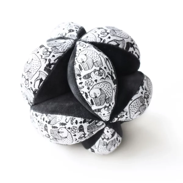 Balle de préhension noir et blanc – Image 3