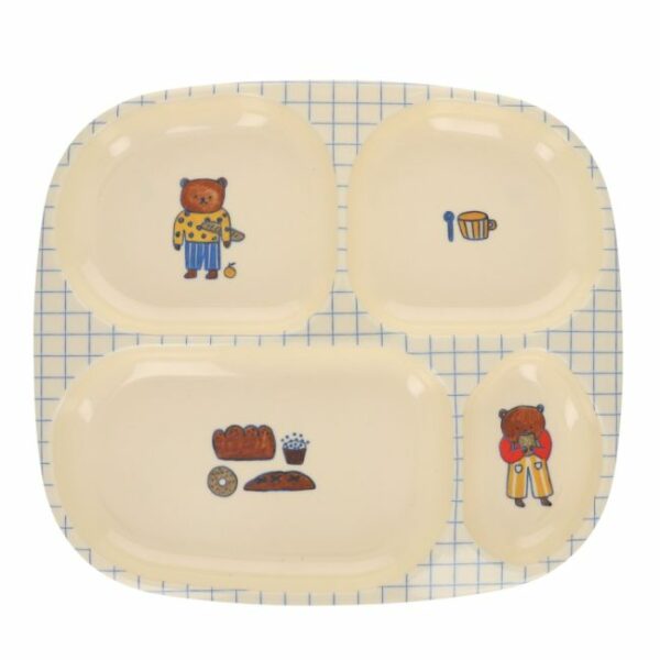 Assiette à compartiment petit dej – Image 2