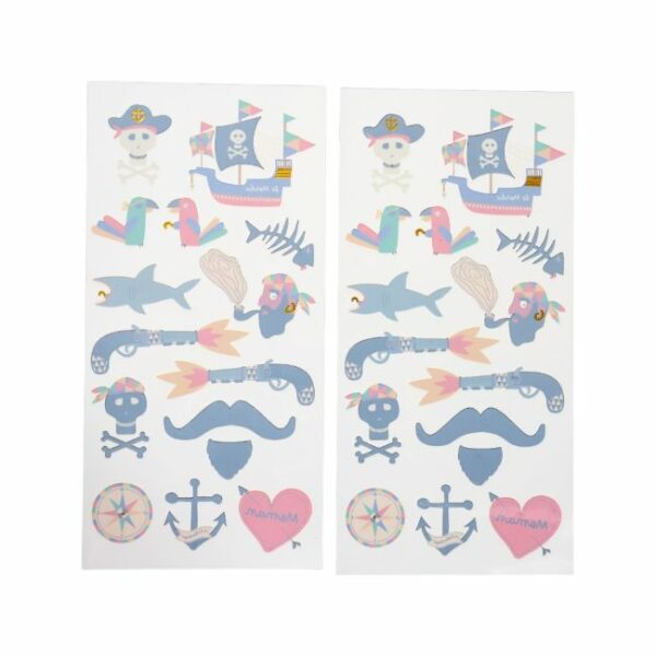 Tatouages temporaires pirates – Image 3