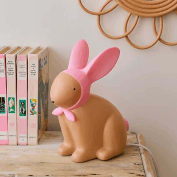 Lampe à poser - lapin chichi pompon