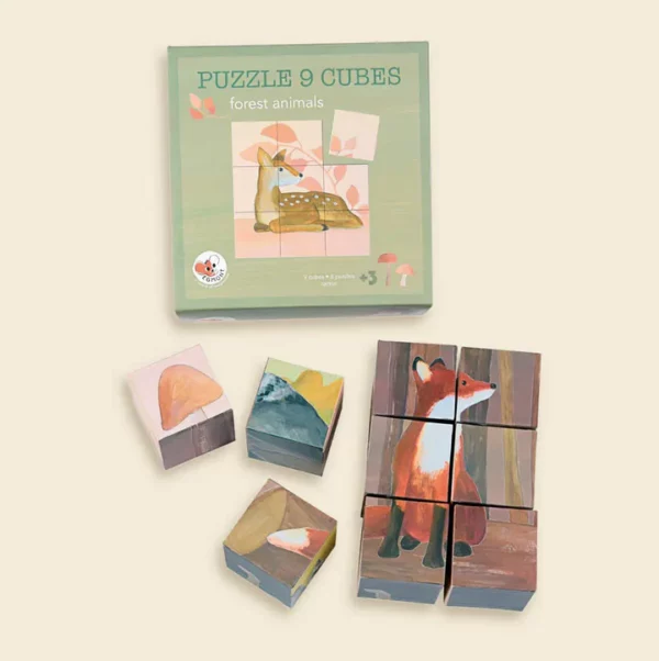 Puzzle 9 cubes - Foret