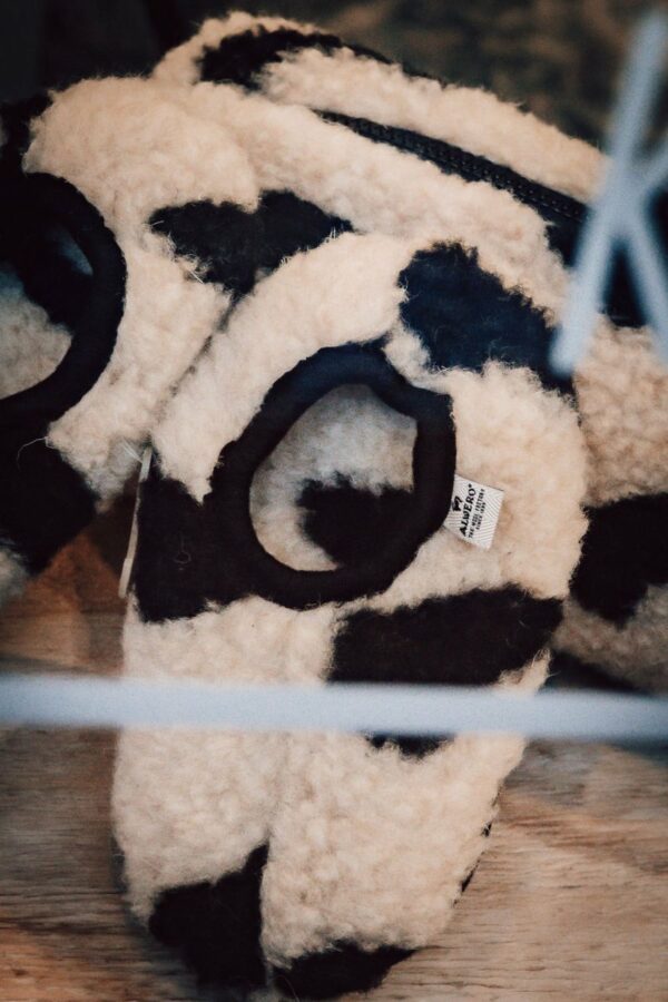 Chaussons laine -  guepard – Image 3