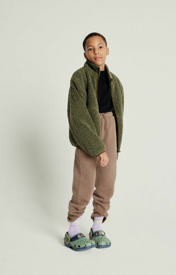 Veste courte ample ML zippée hoktown  - varan chiné