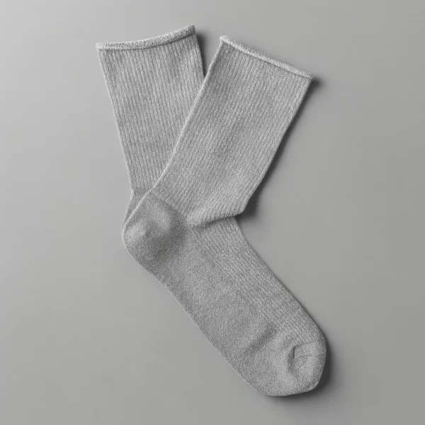 Chaussettes en lyocell KLUE Glitter light grey – Image 2