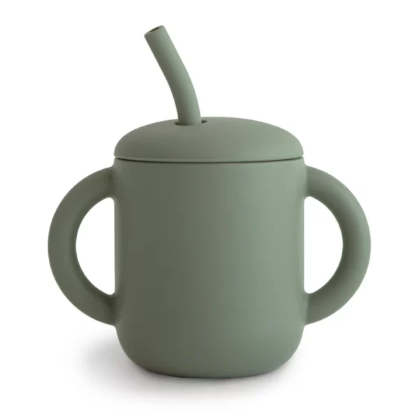 Tasse d'apprentissage paille - thym – Image 2