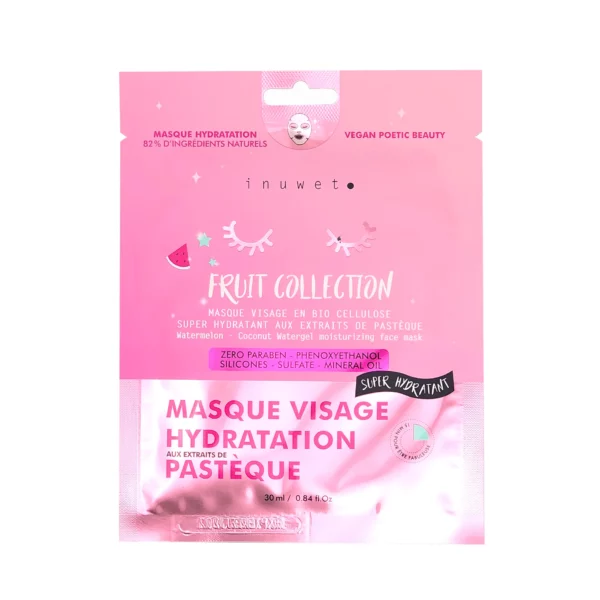 Masque visage hydratant pastèque