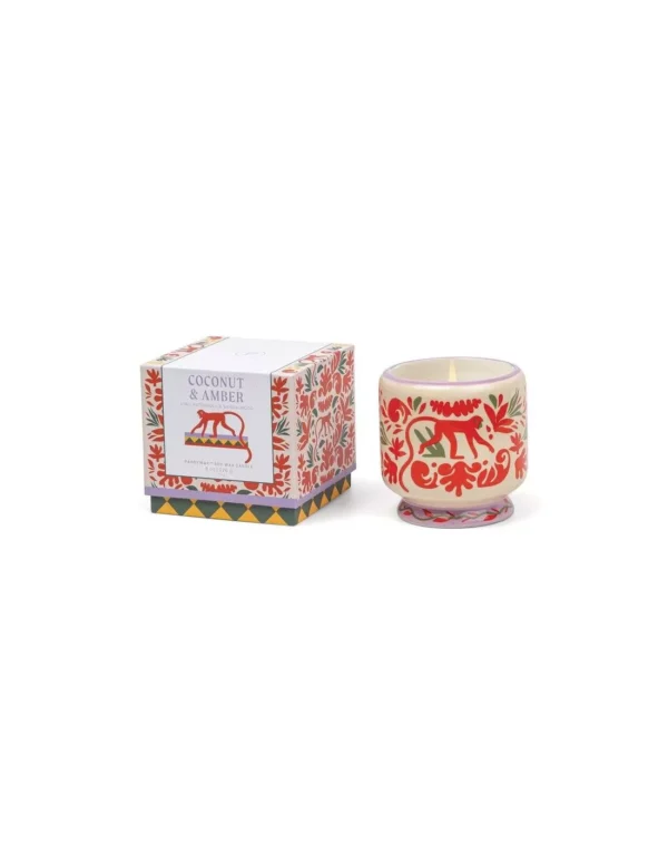 Bougie jungle coconut et amber
