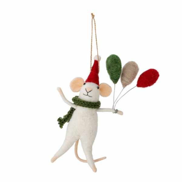 Bibelot Laine - souris 3 ballons