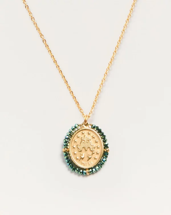 Santa Maria Azul shiny - collier médaillon – Image 2