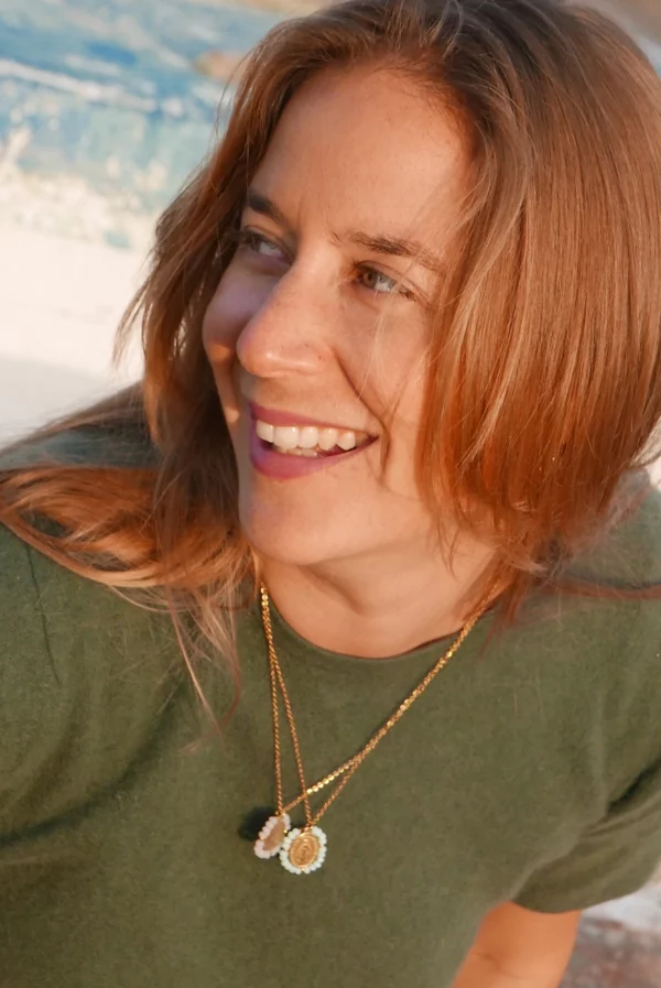 Santa Maria Misty pink - collier médaillon – Image 3