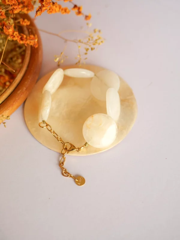 Bracelet Poli - Crème