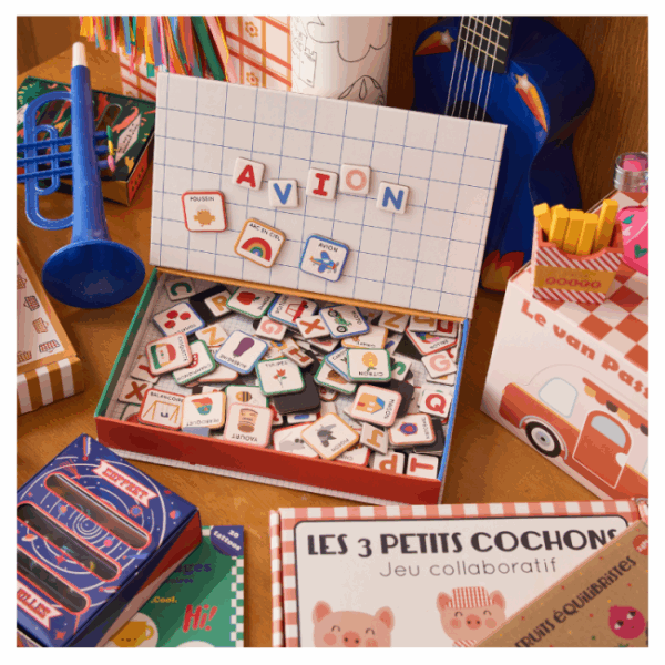 Alphabet magnétique 3+