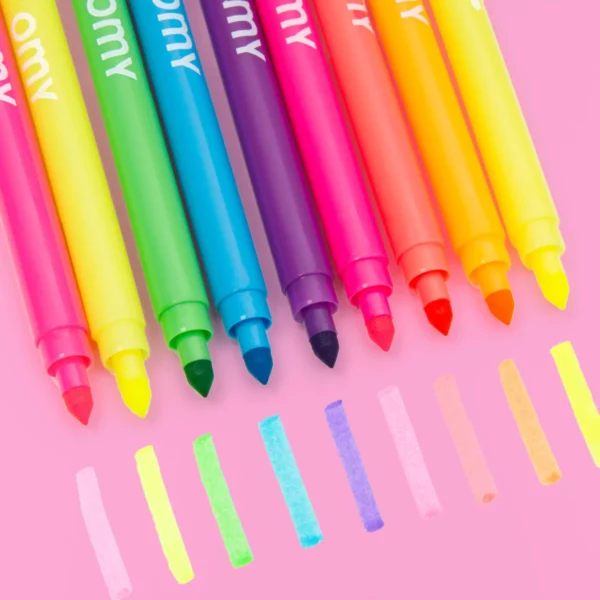 Feutres fluo x 9