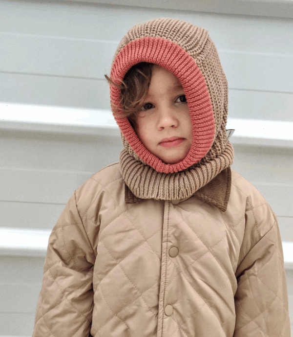 Cagoule 100% coton - marron