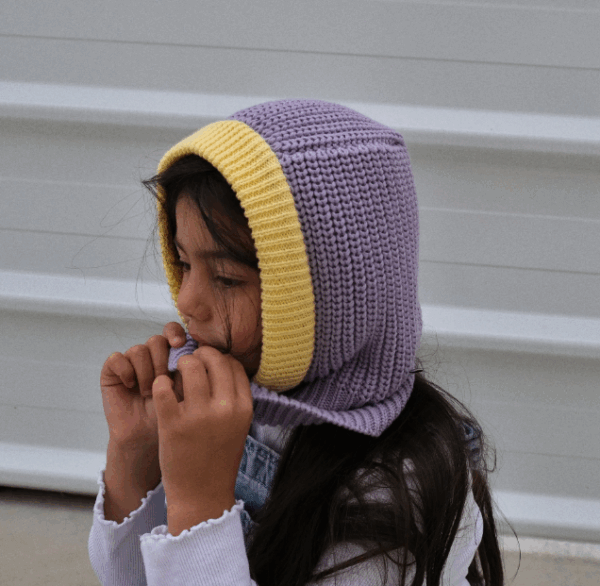 Cagoule 100% coton - mauve – Image 2