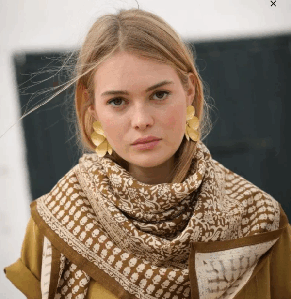 Grand foulard - Penny bronze – Image 3