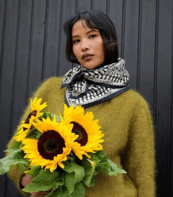Grand foulard - Penny encre