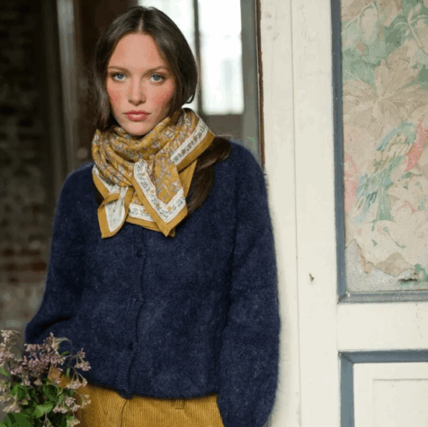 Grand foulard - Scarlett gold
