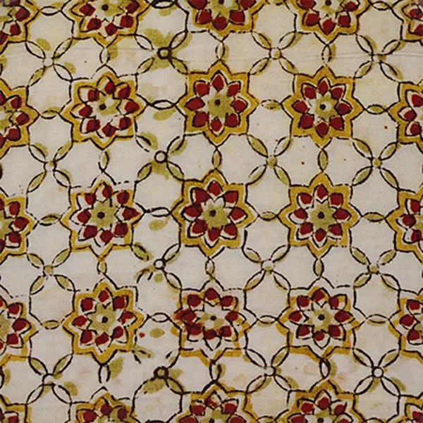 Plateau métal zéllige 10x15 cm ocre/brique – Image 3