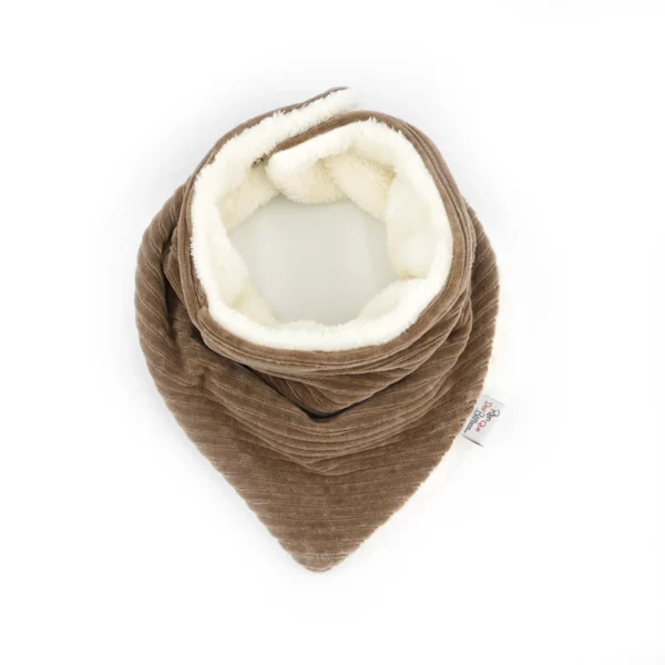 Cache cou velours - Beige – Image 3