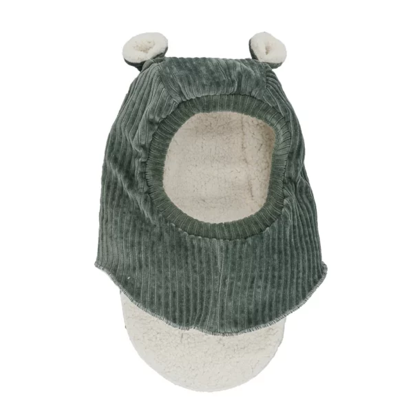 Cagoule oreilles kaki - 9-18 mois – Image 3