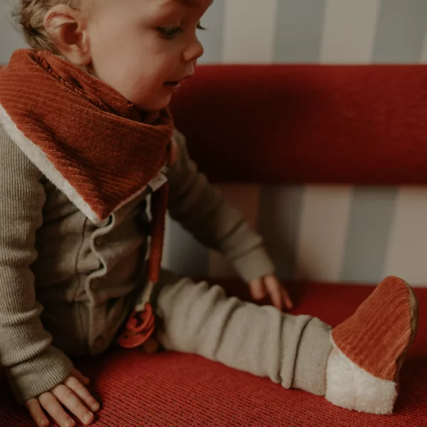 Chaussons velours Paprika – Image 2