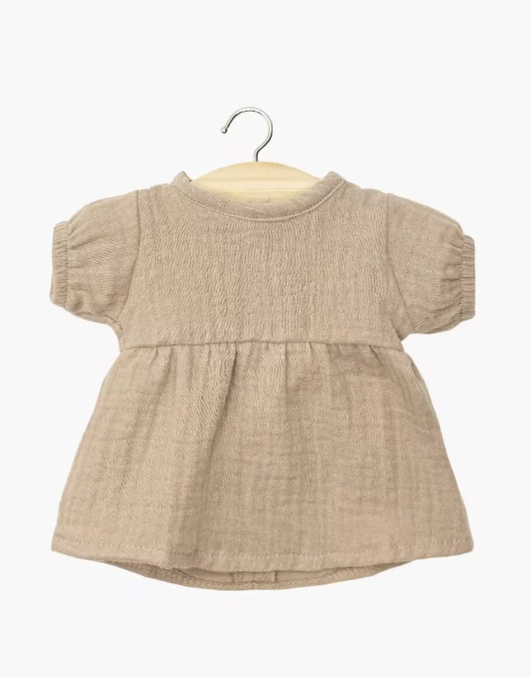 Babies - Robe faustine à manches ballon en gaze de coton