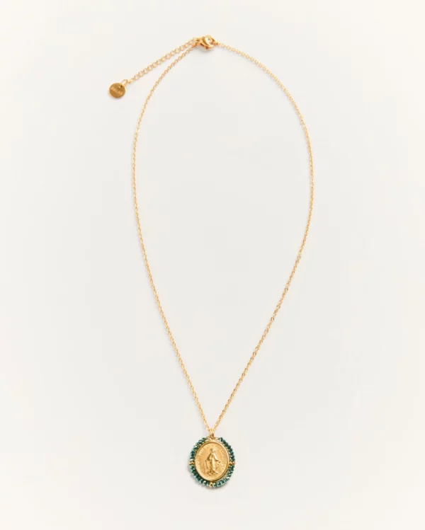 Santa Maria Azul shiny - collier médaillon – Image 4