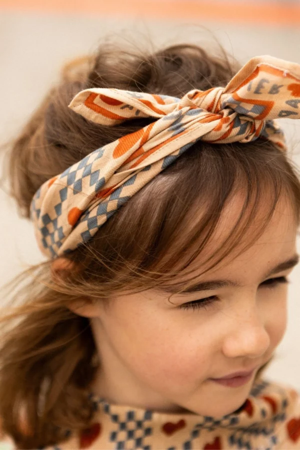 Small Foulard Cotton Manika - Amor sand