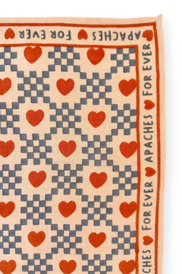 Small Foulard Cotton Manika - Amor sand – Image 4