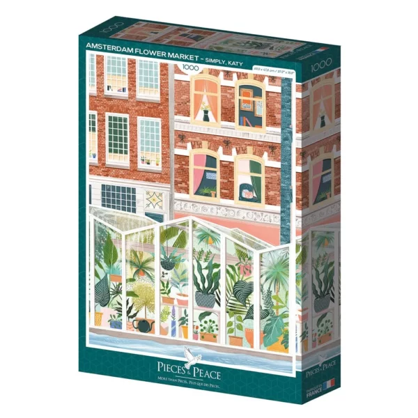Puzzle 1000 pièces - Amsterdam Flower Market