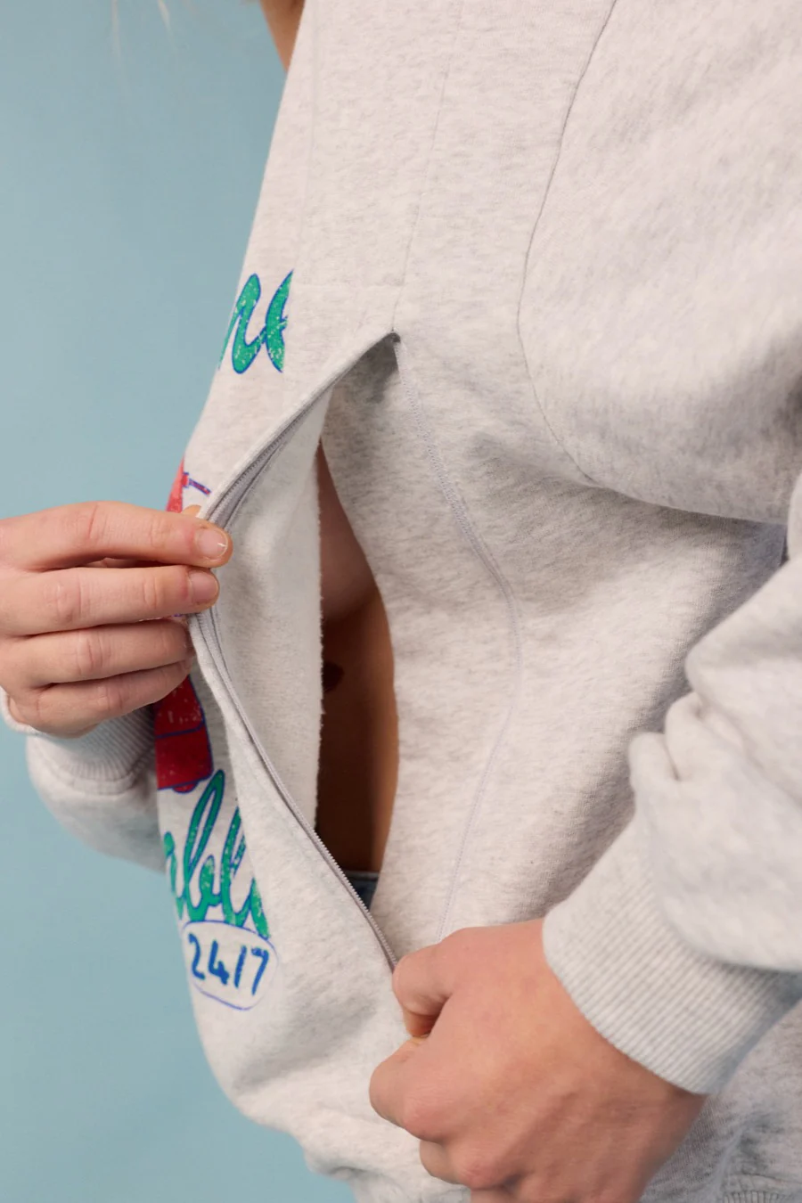 TAJINE BANANE - Phone Line Breastfeeding Sweatshirt – Image 3