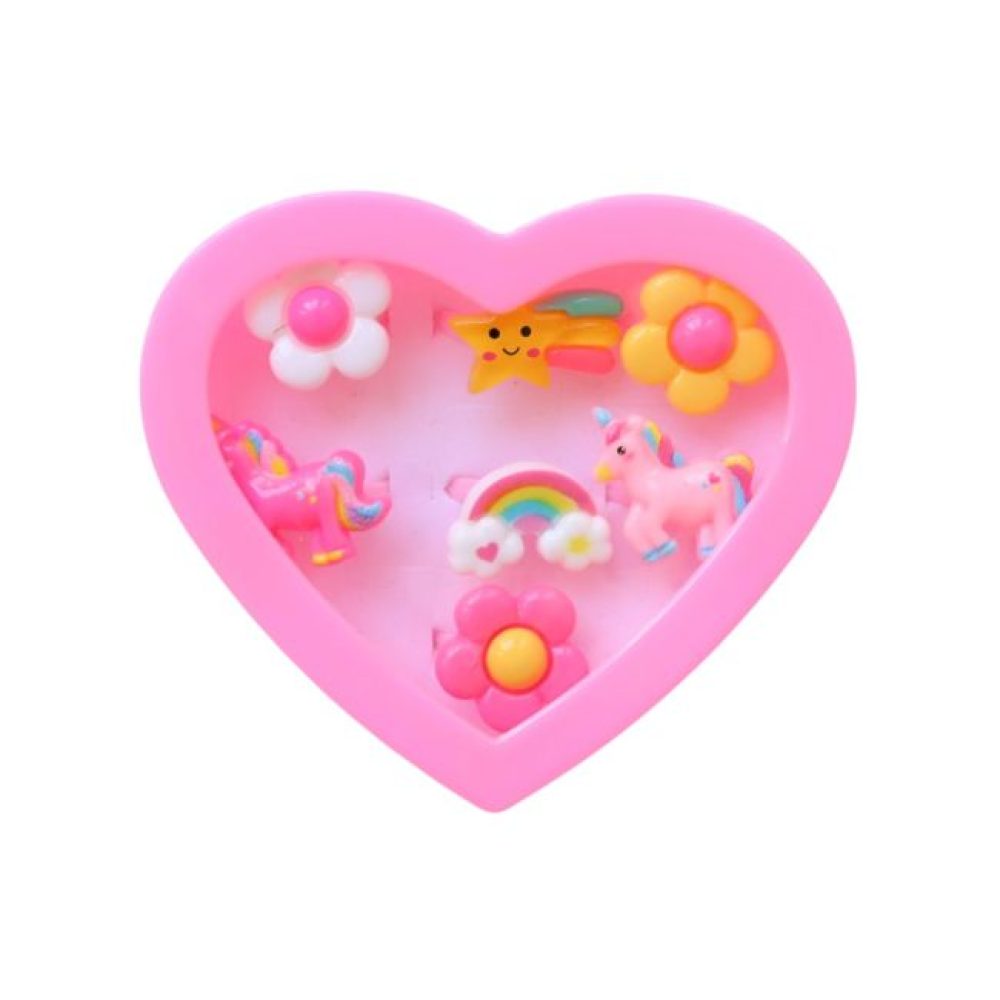 39226-boite-coeur-7-bagues-enfant-licorne-fleurs_2_