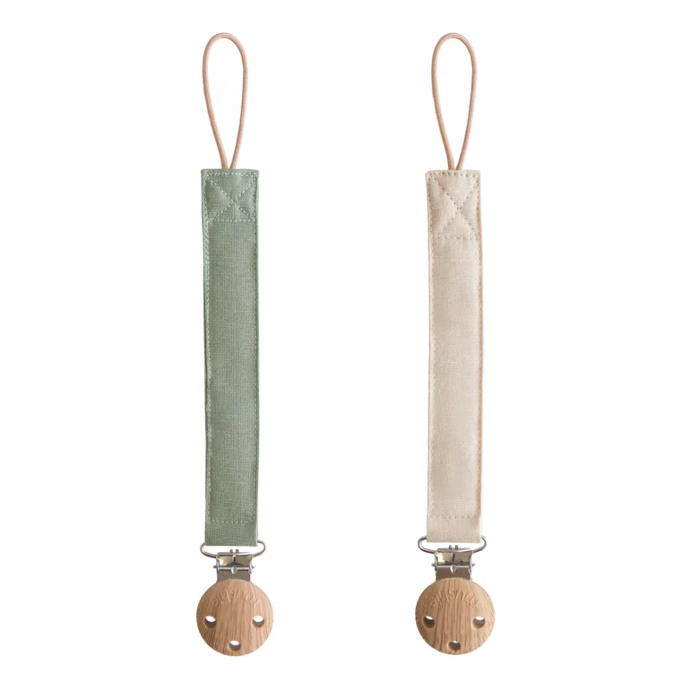 Mushie-pack-de-2-attaches-tetines-tissu-Olive-Shifting-Sand (1)
