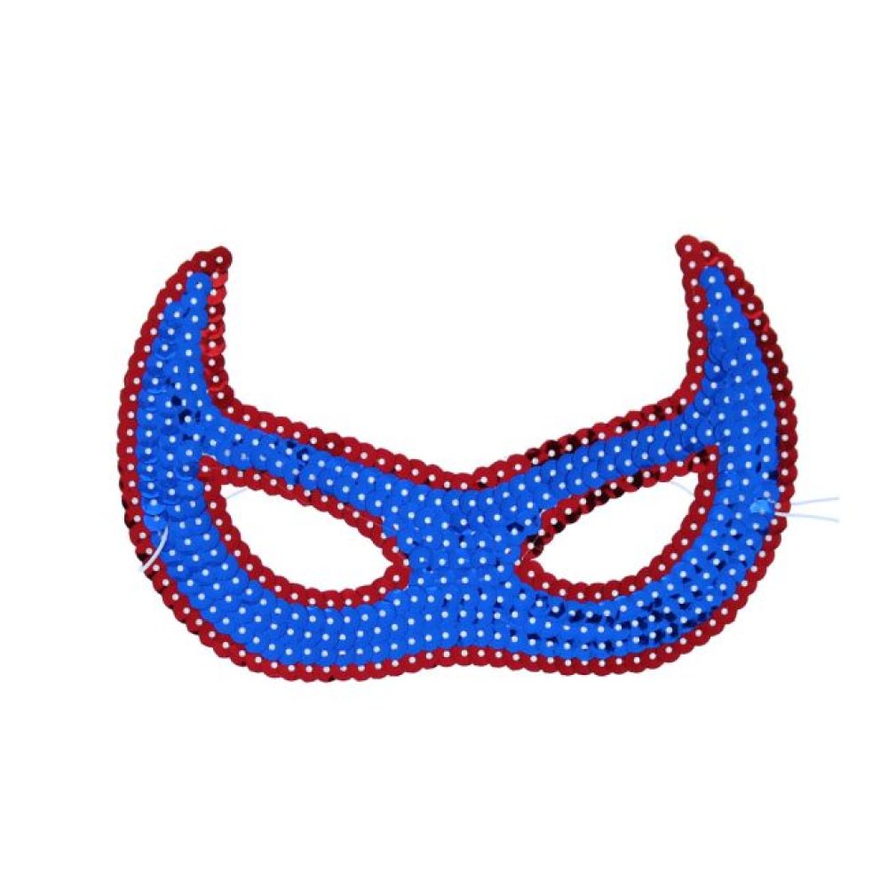 masque-super-heros-bleu-contour-rouge